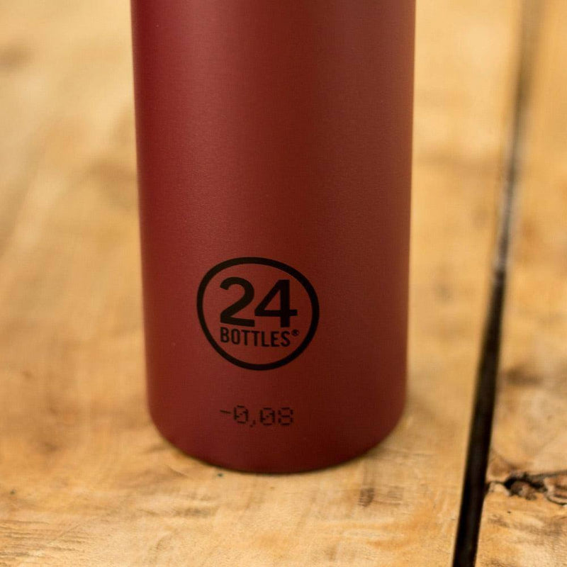 24 Bottles Italy Urban Bottle 500 ml - Stone Country Red - Modern Quests