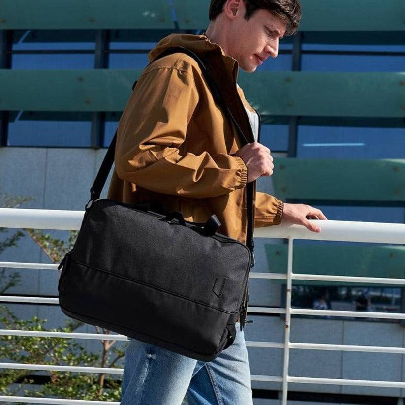 Bagsmart Falco Laptop Bag Black Modern Quests
