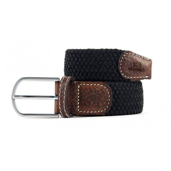 BillyBelt France Braided Belt Medium - Black Licorice - Modern Quests