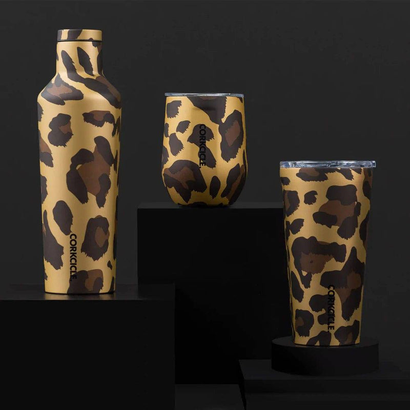 Corkcicle USA Insulated Canteen 475ml - Luxe Leopard