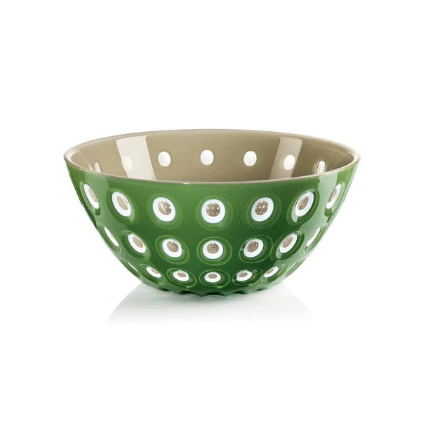 Guzzini Italy Le Murrine Bowl XL - Sand and Moss Green - Modern Quests