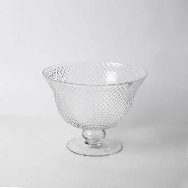 Leonardo Germany Poesia Pedestal Glass Bowl Medium - Modern Quests