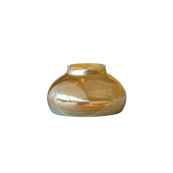 Leonardo Poesia Short Vase Gold Modern Quests