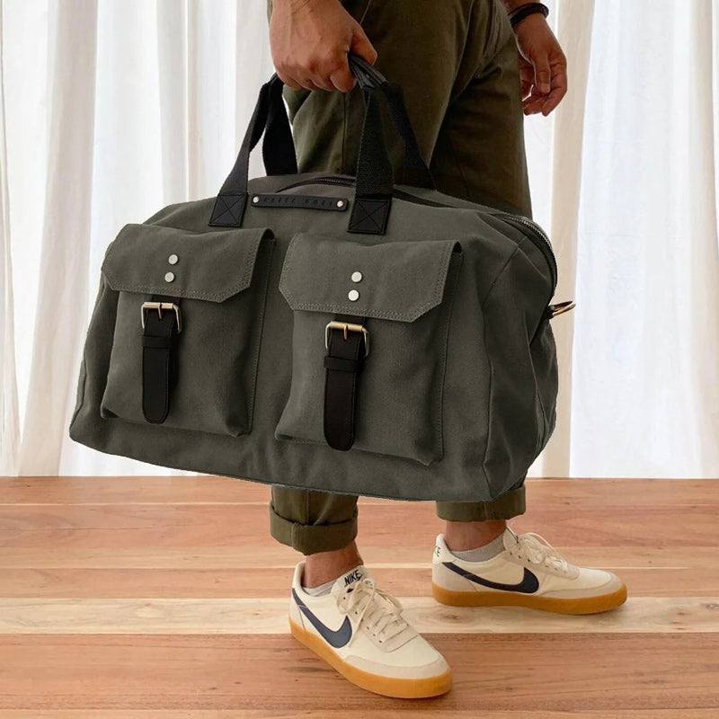 Nappa Dori The Hitchhiker Duffel Bag Olive Modern Quests