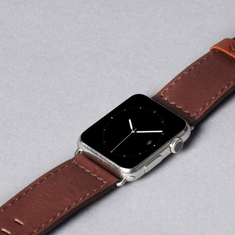 Outback Leather Strap for Apple Watch 44mm - Brown - Modern Quests