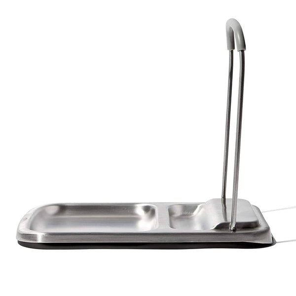 OXO Stainless Steel Spoon Rest with Lid Holder - Modern Quests