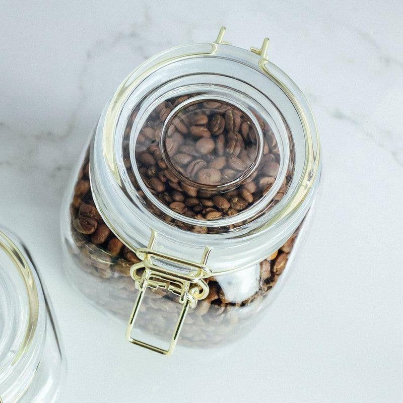 Philosophy Home Clip Top Condiment Jars, Set of 4 - Mini - Modern Quests