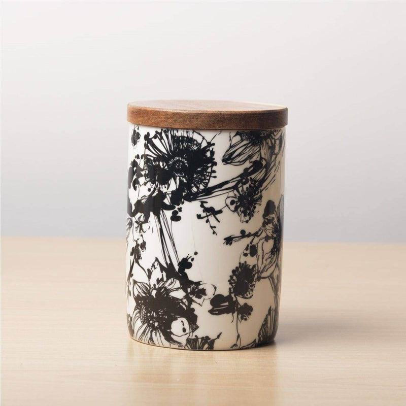 Philosophy Home Patterned Storage Jar with Lid - Flowers - Modern Quests