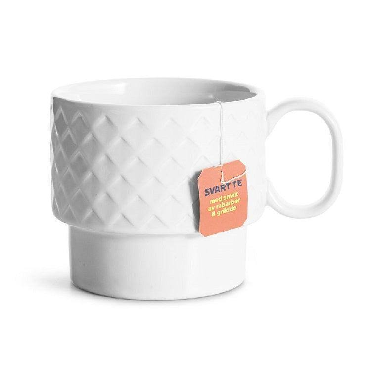 Sagaform Sweden Coffee and More Tea Mug - White - Modern Quests