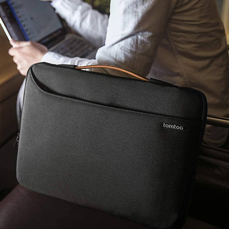 Tomtoc Defender A14 Laptop Briefcase - Black 15 to 15.6 Inch - Modern Quests