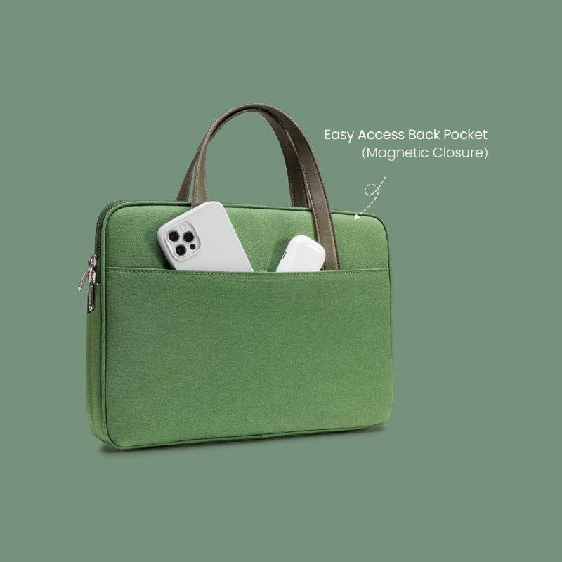 Tomtoc Protective Laptop Bag - Green 13 to 14 Inch - Modern Quests
