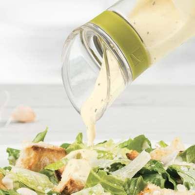 Trudeau Salad Dressing Bottle - Grey Green - Modern Quests