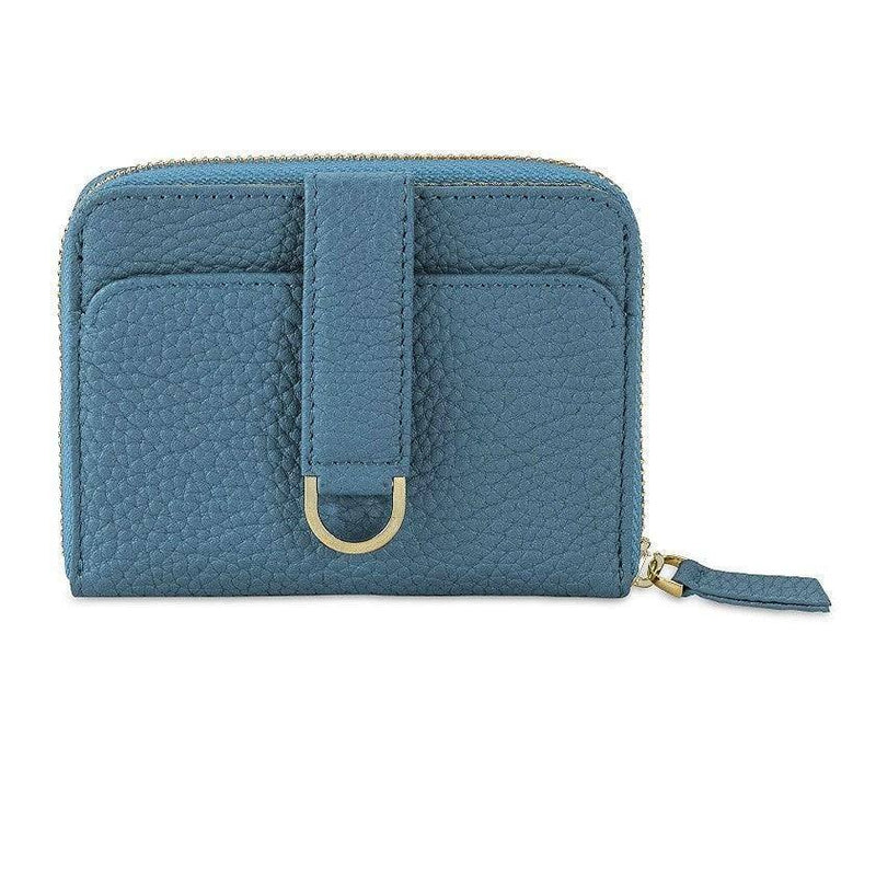 Vaultskin London Belgravia Zip Wallet - Turquoise