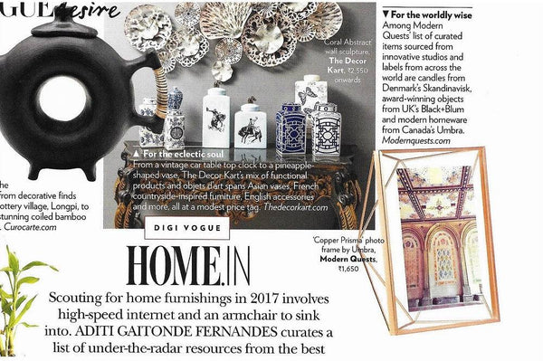 Casa Vogue - Scouting for Home Furnishings in 2017 - Modern Quests