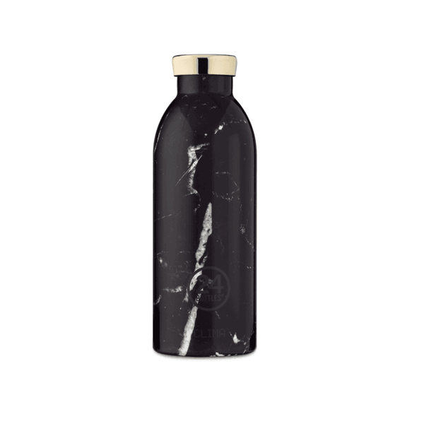 24 Bottles Italy Clima Insulated Bottle 500ml - Black Marble - Modern Quests
