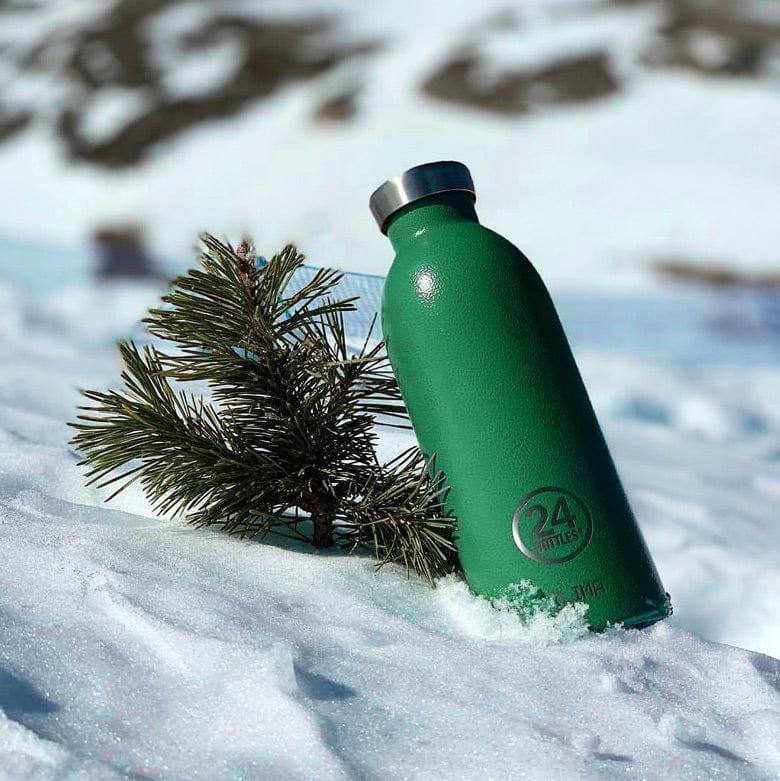 24 Bottles Italy Clima Insulated Bottle 500ml - Stone Emerald Green - Modern Quests