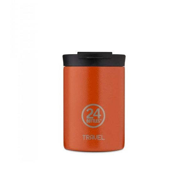 24 Bottles Italy Insulated Stainless Steel Tumbler - Stone Sunset Orange - Modern Quests