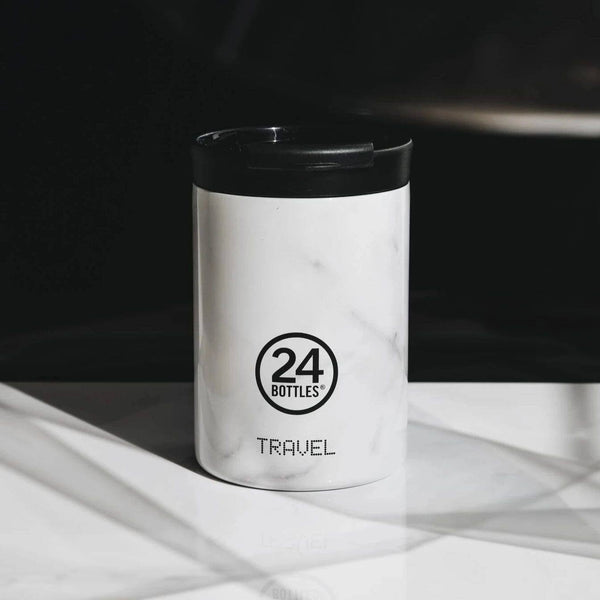 24 Bottles Italy Insulated Travel Tumbler - Carrara - Modern Quests