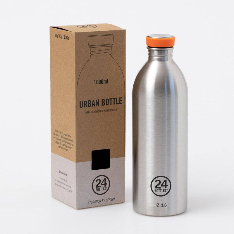 24 Bottles Italy Urban Bottle 1000ml - Steel - Modern Quests