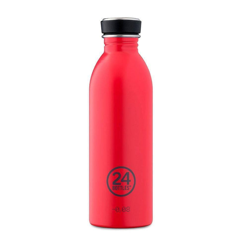 24 Bottles Italy Urban Bottle 500ml - Hot Red - Modern Quests