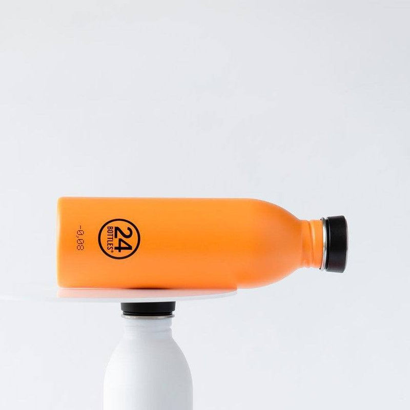 24 Bottles Italy Urban Bottle 500ml - Stone Total Orange - Modern Quests