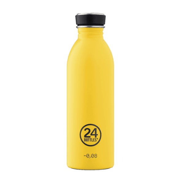 24 Bottles Italy Urban Bottle 500ml - Taxi Yellow - Modern Quests
