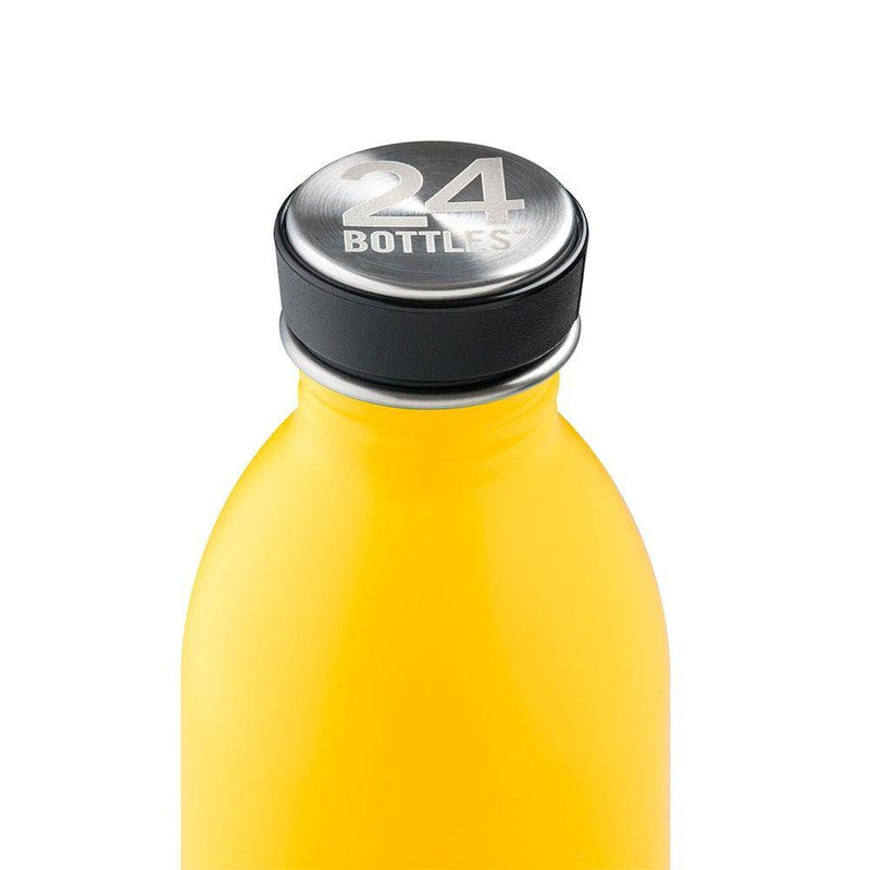 24 Bottles Italy Urban Bottle 500ml - Taxi Yellow - Modern Quests