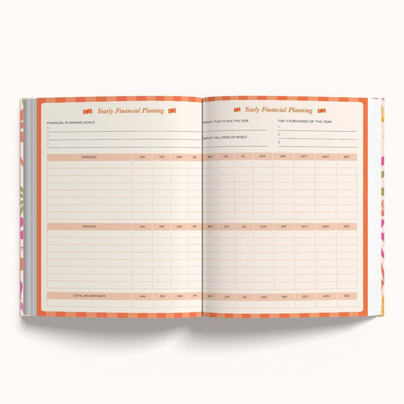 7mm Annual Undated Planner - Great Things Ahead - Modern Quests