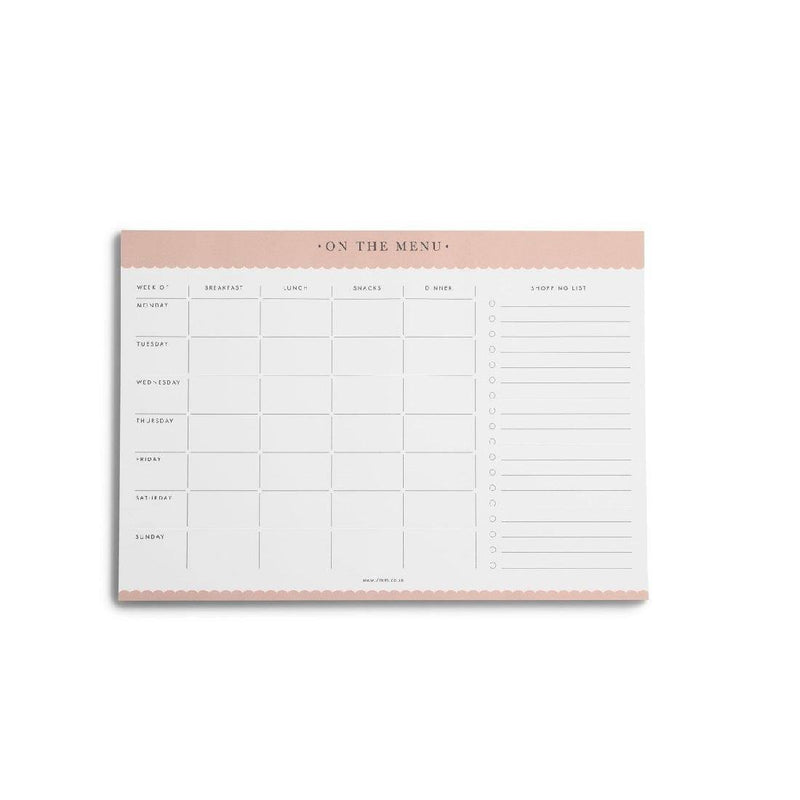 7mm Daily Meal Planner - Marshmallow