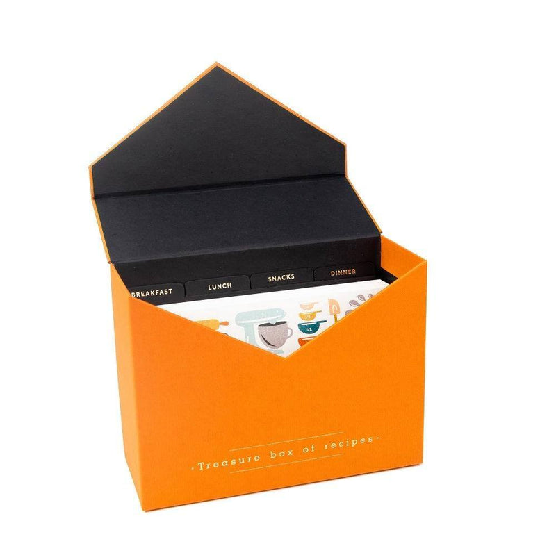 7mm Recipe Box Small - Orange - Modern Quests