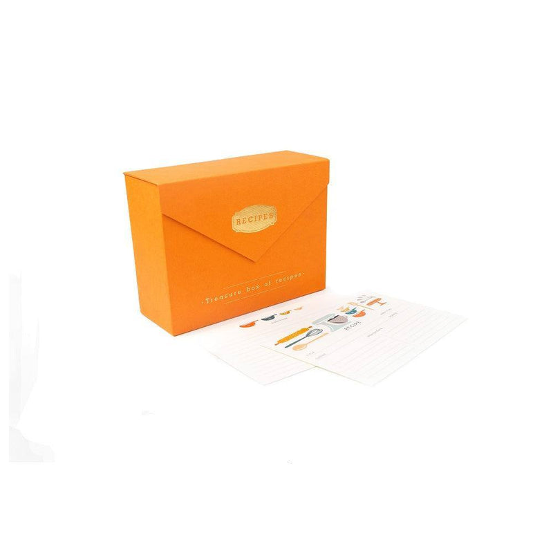 7mm Recipe Box Small - Orange