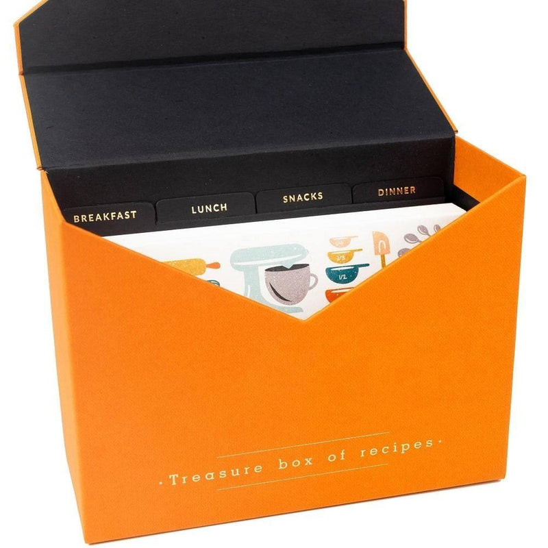 7mm Recipe Box Small - Orange - Modern Quests