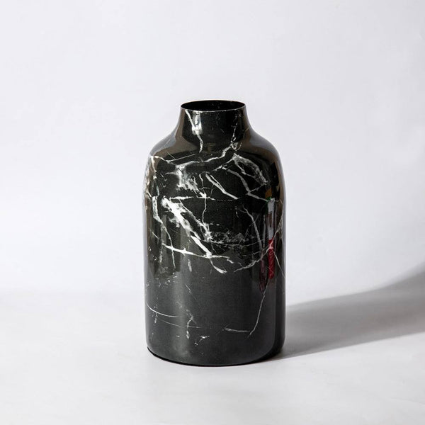 Alina Vase Medium - Black Marble