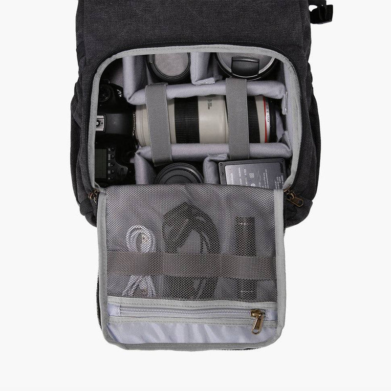 Bagsmart Anniston Camera Backpack - Black - Modern Quests