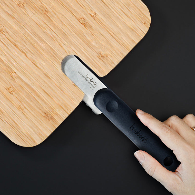 Artu Integrated Bread Knife and Cutting Board - Black