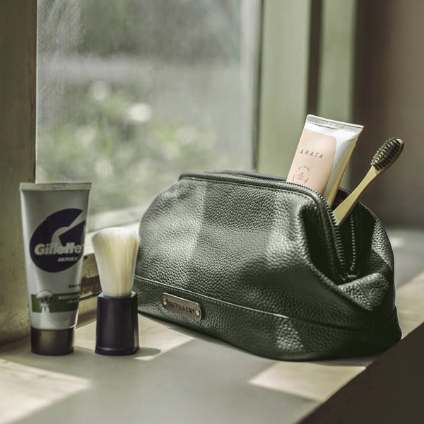 Athens Toiletry Bag - Olive