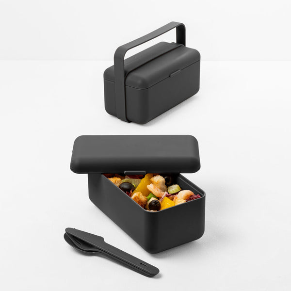 Bauletto Lunch Box Medium - Carbon Black