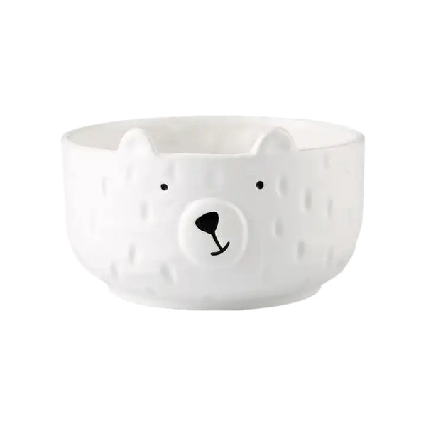 Polar Bear Ceramic Bowl - White