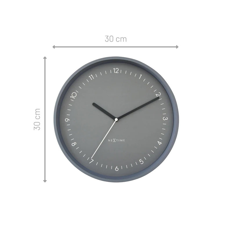 Berlin Wall Clock 30cm - Grey