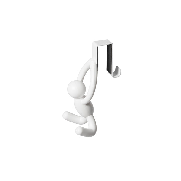 Buddy Over the Cabinet Hook, Set of 2 - White