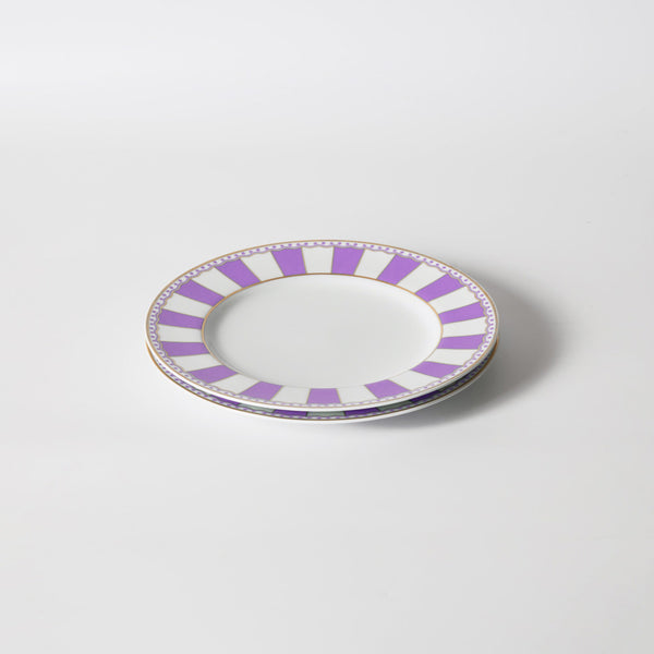 Carnivale Quarter Plates, Set of 2 - Lavender