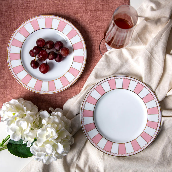 Carnivale Quarter Plates, Set of 2 - Pink