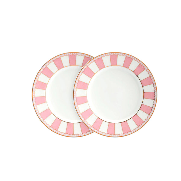 Carnivale Quarter Plates, Set of 2 - Pink