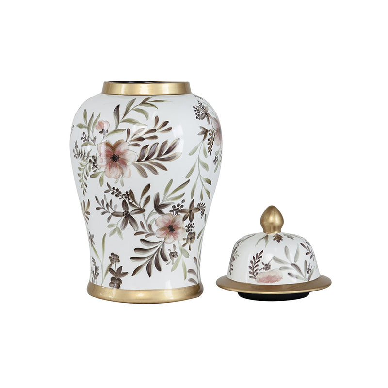 Chantilly Ginger Jar With Lid XL - Ivory
