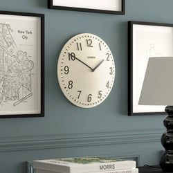 Chilli Convex Wall Clock 30cm - White