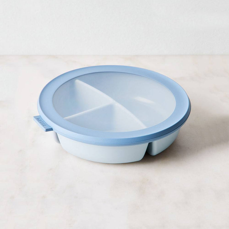 Mepal Netherlands Cirqula Bento Bowl With Lid - Nordic Blue - Modern Quests
