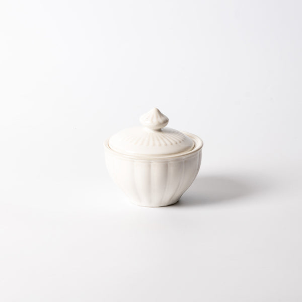 Alcove Sugar Pot - Vintage White
