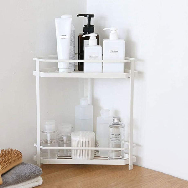 Corner Storage Shelf - White