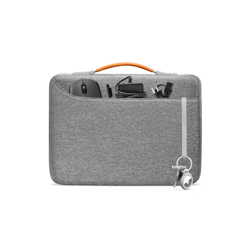 Defender A22 Zipper Briefcase - Grey 13 to 14 Inches