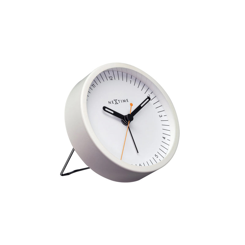 Desk Alarm Clock - White